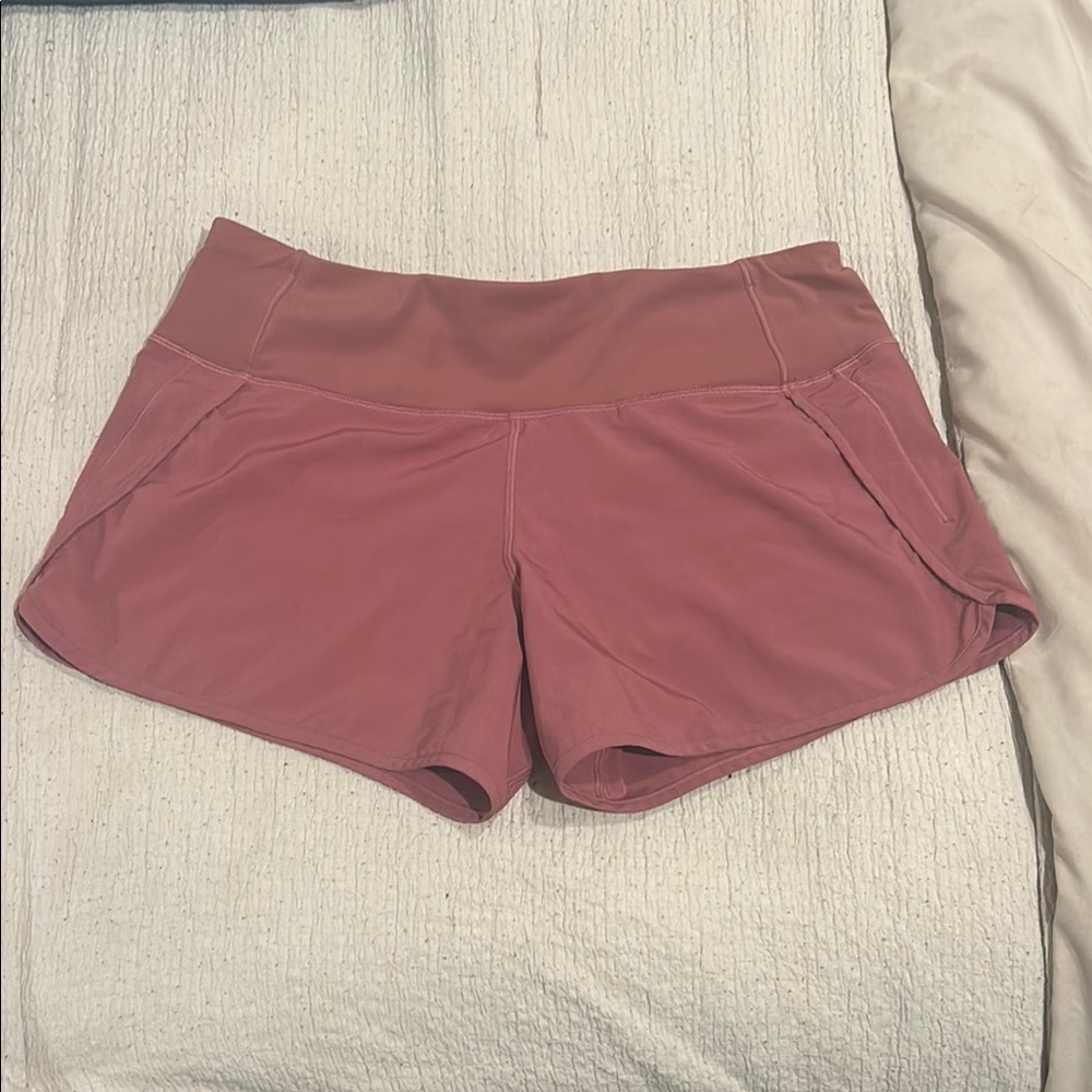 Women's Pink Athletic Shorts - Crz Yoga